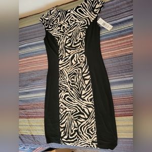 NWT Zebra print dress Size S